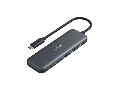 Anker, 332 USB-C Hub (5-in-1), Black