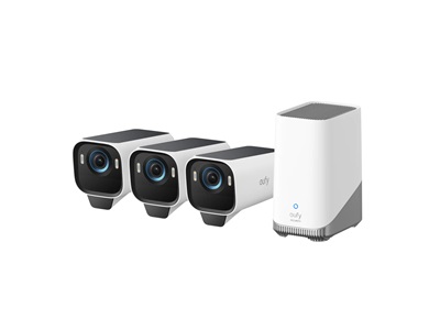 Anker, eufy eufyCam S3 Pro 3-Cam Kit Black+White