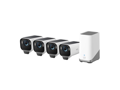 Anker, eufy eufyCam S3 Pro 4-Cam Kit Black+White