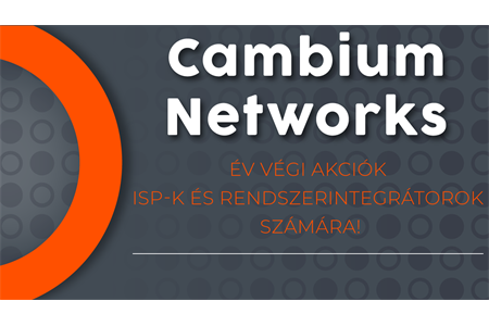 Év végi akciók ISP-k és rendszerintegrátorok számára a Cambiumtól!