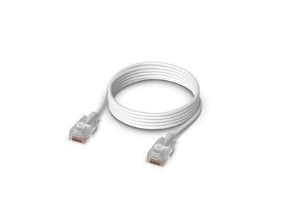 Ubiquiti, UniFi Etherlighting Patch Cable, 0,3m, cat.6, áttetsző